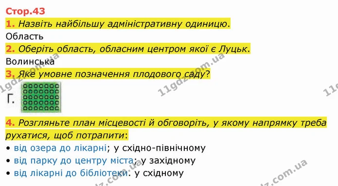 1. Назвіть найбільшу адміністративну одиницю. — ГДЗ Я досліджую світ 4 клас Воронцова 1-2 ч.