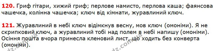 120-121 — ГДЗ Українська мова 5 клас Глазова 2018 — ГДЗ Українська мова 5 клас Глазова 2018