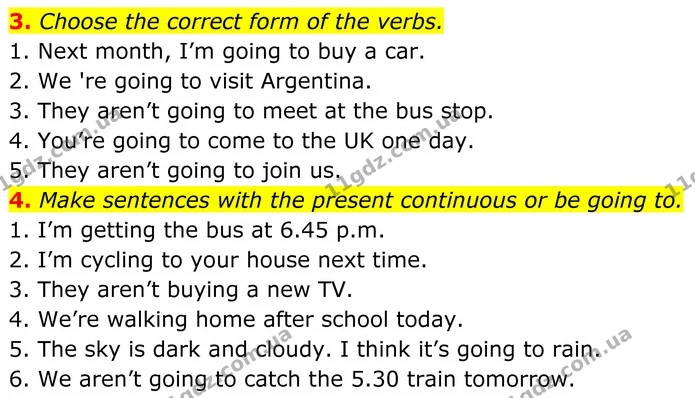3. Choose the correct form of the verbs. — ГДЗ Англійська мова 8 клас Стайрінг (Prepare)