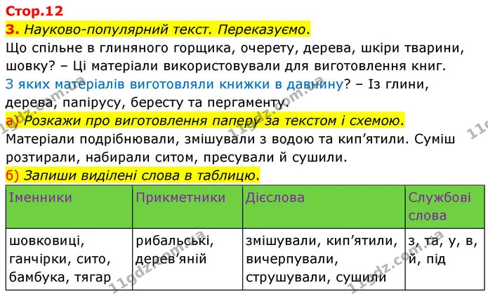 3. Науково-популярний текст. Переказуємо. — ГДЗ Українська мова та читання 4 клас Большакова