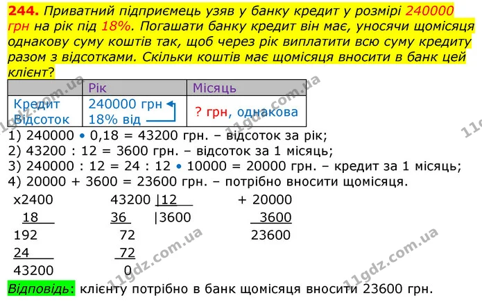 ГДЗ Математика 6 клас Істер — ГДЗ Математика 6 клас Істер