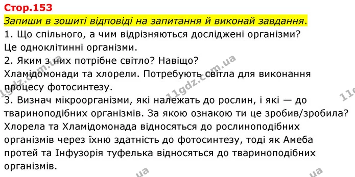 Запиши в зошиті відповіді на запитання й виконай завдання. — ГДЗ Пізнаємо природу 6 клас Коршевнюк
