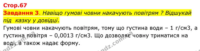 Стор. 67 — 3 — ГДЗ Пізнаємо природу 6 клас Коршевнюк — ГДЗ Пізнаємо природу 6 клас Коршевнюк