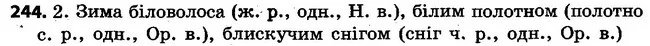244 — ГДЗ Українська мова 4 клас Варзацька