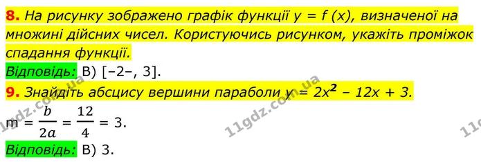 №2 (8-9) — ГДЗ Алгебра 9 клас Мерзляк 2026 — ГДЗ Алгебра 9 клас Мерзляк 2026