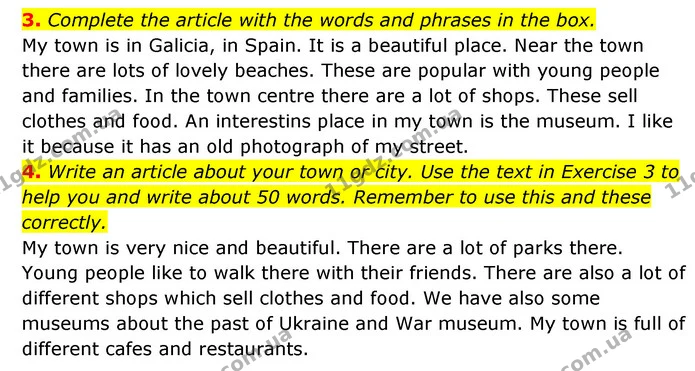 3. Complete the article with the words and phrases in the box. — ГДЗ робочий зошит Англійська мова 6 клас Prepare