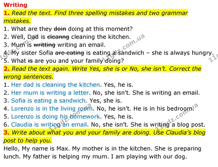 2. Put the words in the right order to make questions. Then write short answers. — ГДЗ Робочий зошит Англійська мова 5 клас Коста (prepare 5)