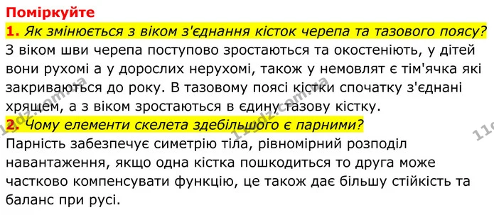 Стор. 85 — 1-2 (2) — ГДЗ Біологія 8 клас Балан — ГДЗ Біологія 8 клас Балан