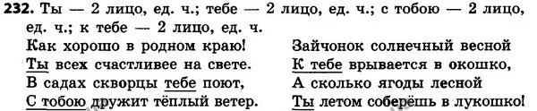 232 — ГДЗ Русский язык 4 класс Сильнова, Каневская 2015