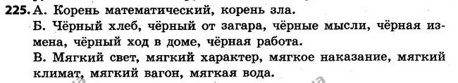 225 — ГДЗ Русский язык 4 класс Самонова, Стативка 2015