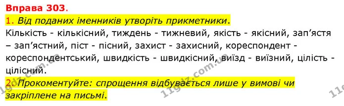 1. Від поданих іменників утворіть прикметники. — ГДЗ Українська мова 5 клас Літвінова