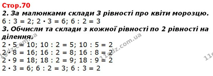 Стор. 70 — 2-3 — ГДЗ Математика 2 клас Лишенко — ГДЗ Математика 2 клас Лишенко