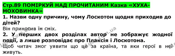 Стор. 89 — 1-2 — ГДЗ Українська література 5 клас Коваленко 2018 — ГДЗ Українська література 5 клас Коваленко 2018