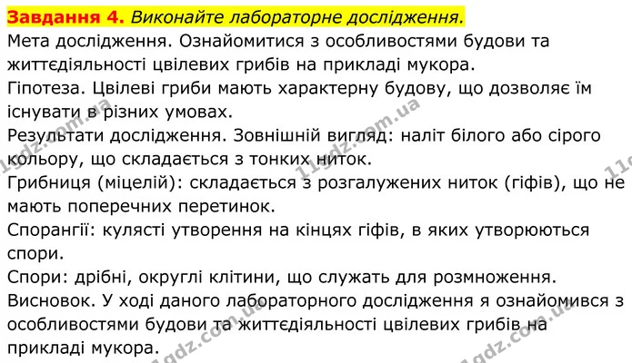 4. Виконайте лабораторне дослідження. — ГДЗ Робочий зошит Біологія 7 клас Мирна 2024