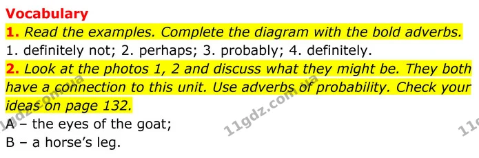 1. Read the examples. Complete the diagram with the bold adverbs. — ГДЗ Англійська мова 8 клас Стайрінг (Prepare)