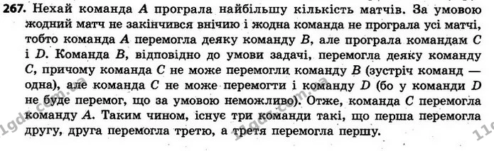 267. Чотири футбольні збірні зіграли матчі групового турніру. Кожні дві команди зіграли між собою один раз, жодний матч не закінчився — ГДЗ Алгебра 7 клас Кравчук 2015