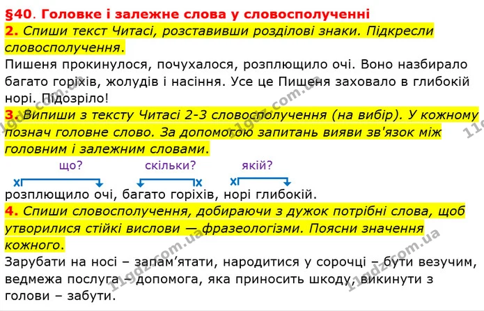 2. Спиши текст Читасі, розставивши розділові знаки. Підкресли словосполучення. — ГДЗ Українська мова та читання 4 клас Остапенко 1 ч.