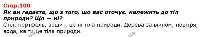 Як ви гадаєте, що з того, що вас оточує, належить до тіл природи? Що — ні? — ГДЗ Я досліджую світ 1 клас Гільберг