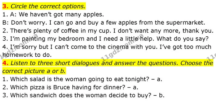 3. Circle the correct options. — ГДЗ Англійська мова 7 клас Мітчелл