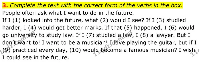 3. Complete the text with the correct form of the verbs in the box. — ГДЗ робочий зошит Англійська мова 8 клас Гарет Джонс 2025