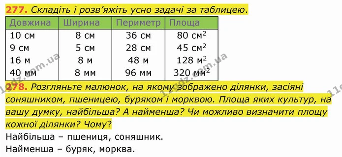 277. Складіть і розв’яжіть усно задачі за таблицею. — ГДЗ Математика 4 клас Оляницька