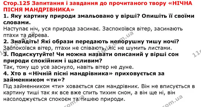 Стор. 125 — 1-4 — ГДЗ Зарубіжна література 5 клас Волощук — ГДЗ Зарубіжна література 5 клас Волощук
