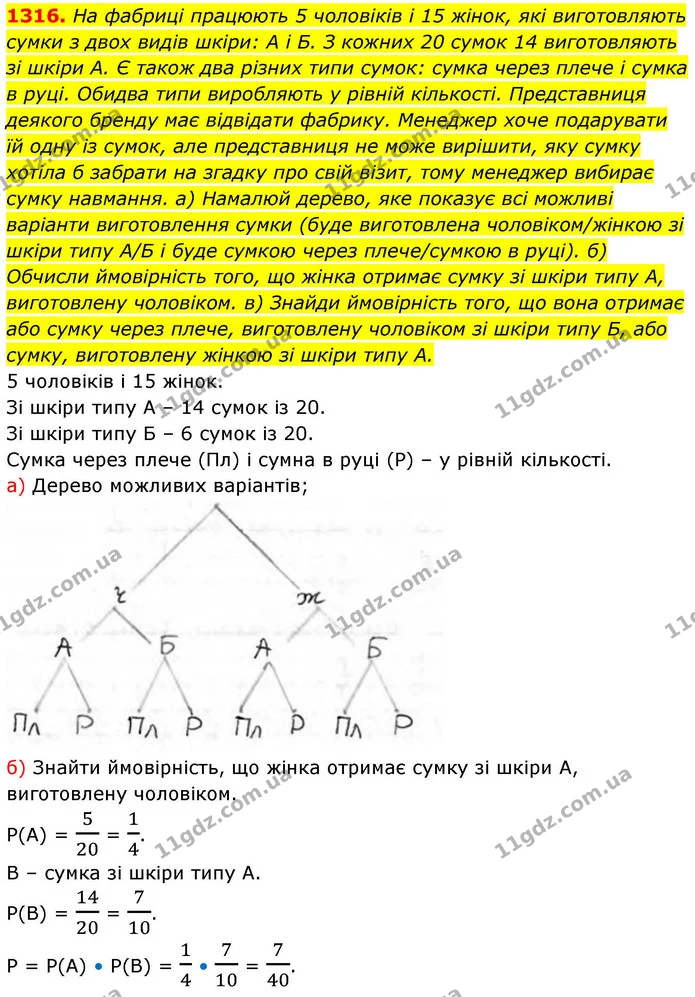 1316 (а-б) — ГДЗ Алгебра 8 клас Бевз — ГДЗ Алгебра 8 клас Бевз