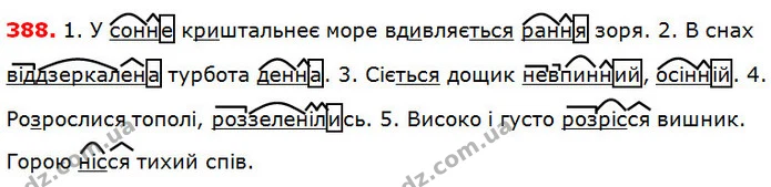 388 — ГДЗ Українська мова 5 клас Глазова 2018 — ГДЗ Українська мова 5 клас Глазова 2018