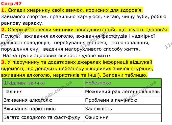 Стор. 97 — 1-3 — ГДЗ Робочий зошит Пізнаємо природу 6 клас Коршевнюк — ГДЗ Робочий зошит Пізнаємо природу 6 клас Коршевнюк