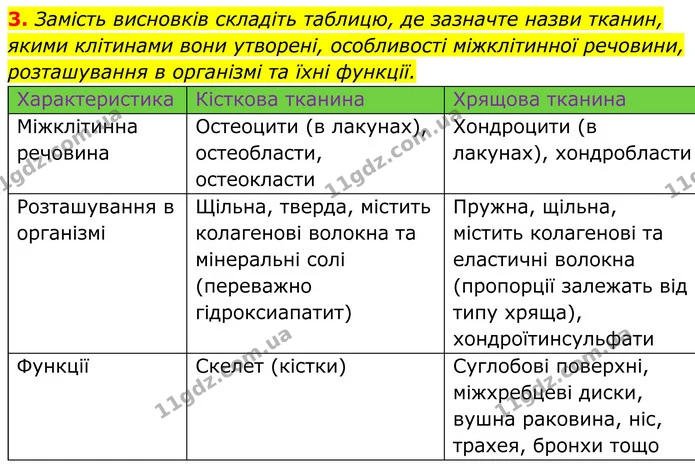 Стор. 19 — 3 — ГДЗ Біологія 8 клас Тагліна — ГДЗ Біологія 8 клас Тагліна