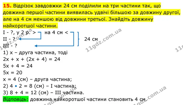 №5 (15) — ГДЗ Математика 5 клас Кравчук — ГДЗ Математика 5 клас Кравчук