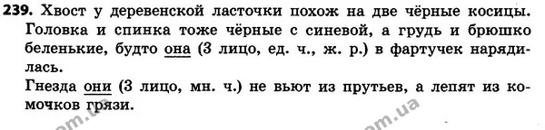 239 — ГДЗ Русский язык 4 класс Сильнова, Каневская 2015