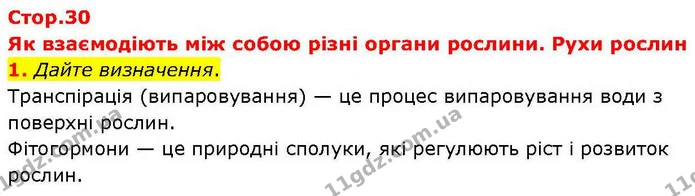1. Дайте визначення. — ГДЗ робочий зошит Біологія 7 клас Кулініч
