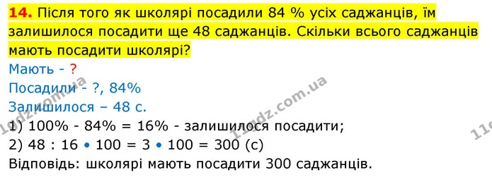 №8 (14) — ГДЗ Математика 5 клас Кравчук — ГДЗ Математика 5 клас Кравчук