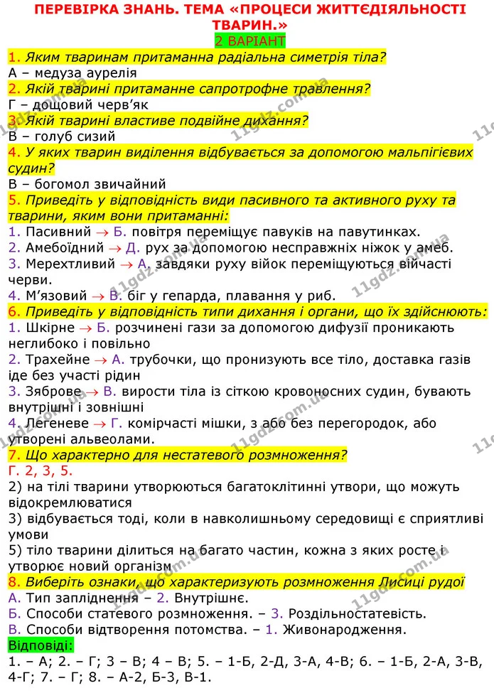 ПЗ4 В2 — ГДЗ Робочий зошит з Біології 7 клас Яременко — ГДЗ Робочий зошит з Біології 7 клас Яременко