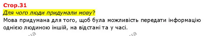 Для чого люди придумали мову? — ГДЗ Я досліджую світ 3 клас Гільберг 1-2 ч.