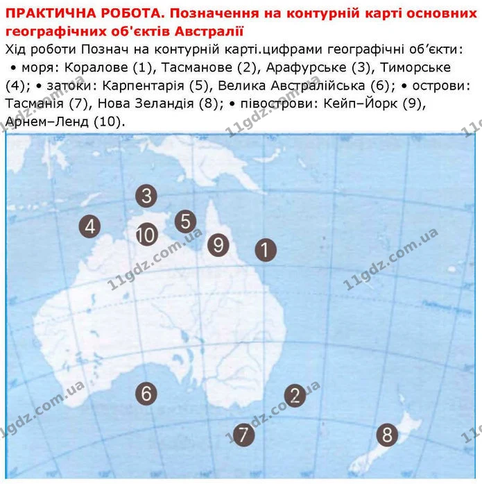 Стор. 36 — Стр.36 (Пр.) — ГДЗ робочий зошит Географія 7 клас Гільберг — ГДЗ робочий зошит Географія 7 клас Гільберг