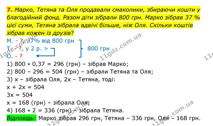 7 — ГДЗ Математика 6 клас Істер 2023 1-2 ч.