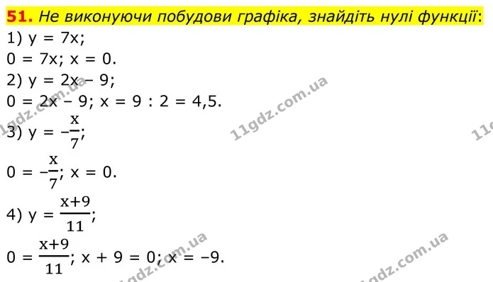 51 — ГДЗ Алгебра 8 клас Істер