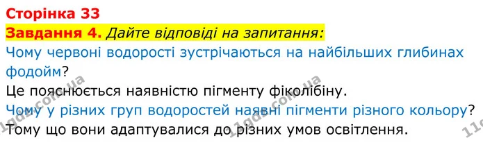 4. Дайте відповіді на запитання: — ГДЗ Робочий зошит Біологія 7 клас Мирна 2024