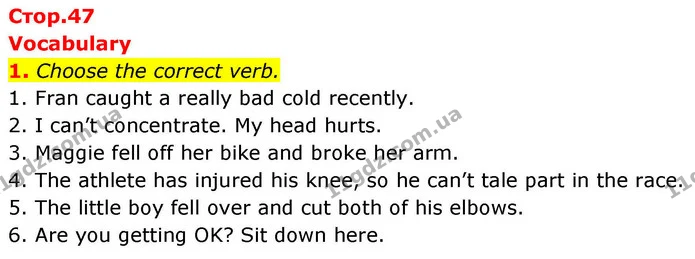 1. Choose the correct verb. — ГДЗ робочий зошит Англійська мова 8 клас Гарет Джонс 2025
