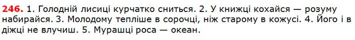 246 — ГДЗ Українська мова 5 клас Глазова 2018 — ГДЗ Українська мова 5 клас Глазова 2018