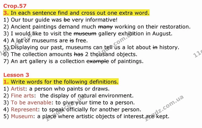 1. Write words for the following definitions. — ГДЗ Робочий зошит англійська мова 10 клас Ходаковська