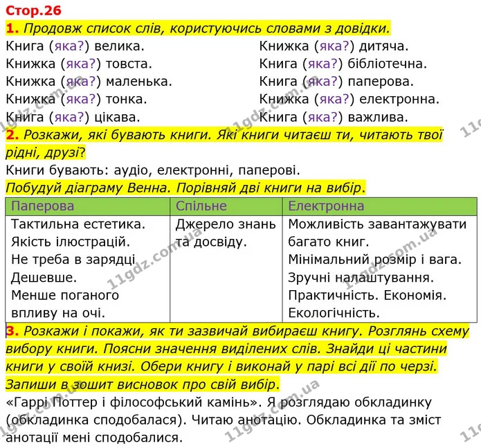 1. Продовж список слів, користуючись словами з довідки. — ГДЗ Українська мова та читання 3 клас Большакова 1-2 ч.