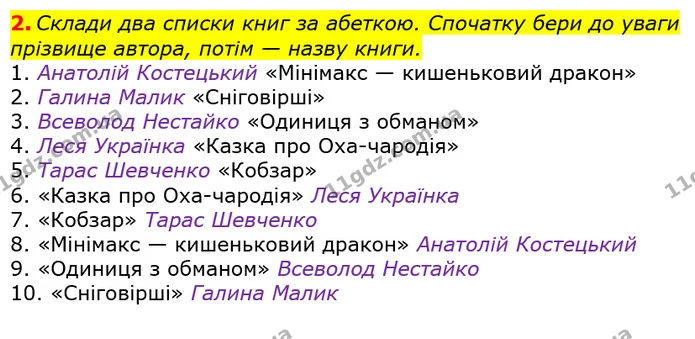 Стор. 11 — 2 — ГДЗ Робочий зошит Українська мова та читання 3 клас Большакова — ГДЗ Робочий зошит Українська мова та читання 3 клас Большакова
