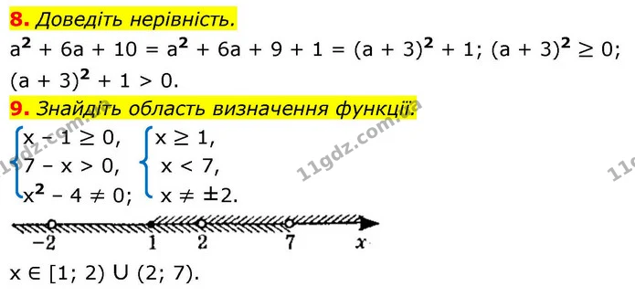 8. Доведіть нерівність. — ГДЗ Алгебра 9 клас Істер