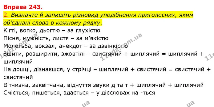 2. Визначте й запишіть різновид уподібнення приголосних, яким об’єднані слова в кожному рядку. — ГДЗ Українська мова 5 клас Літвінова
