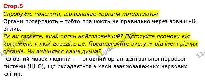 Спробуйте пояснити, що означає «органи потерпають» — ГДЗ Я досліджую світ 3 клас Гільберг 1-2 ч.