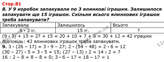 Стор. 81 — 8-9 — ГДЗ Математика 2 клас Лишенко — ГДЗ Математика 2 клас Лишенко