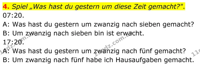 4. Bilde dass-Sätze nach dem Muster und höre das Audio zur Kontrolle. — ГДЗ робочий зошит Німецька мова 8 клас Сотникова